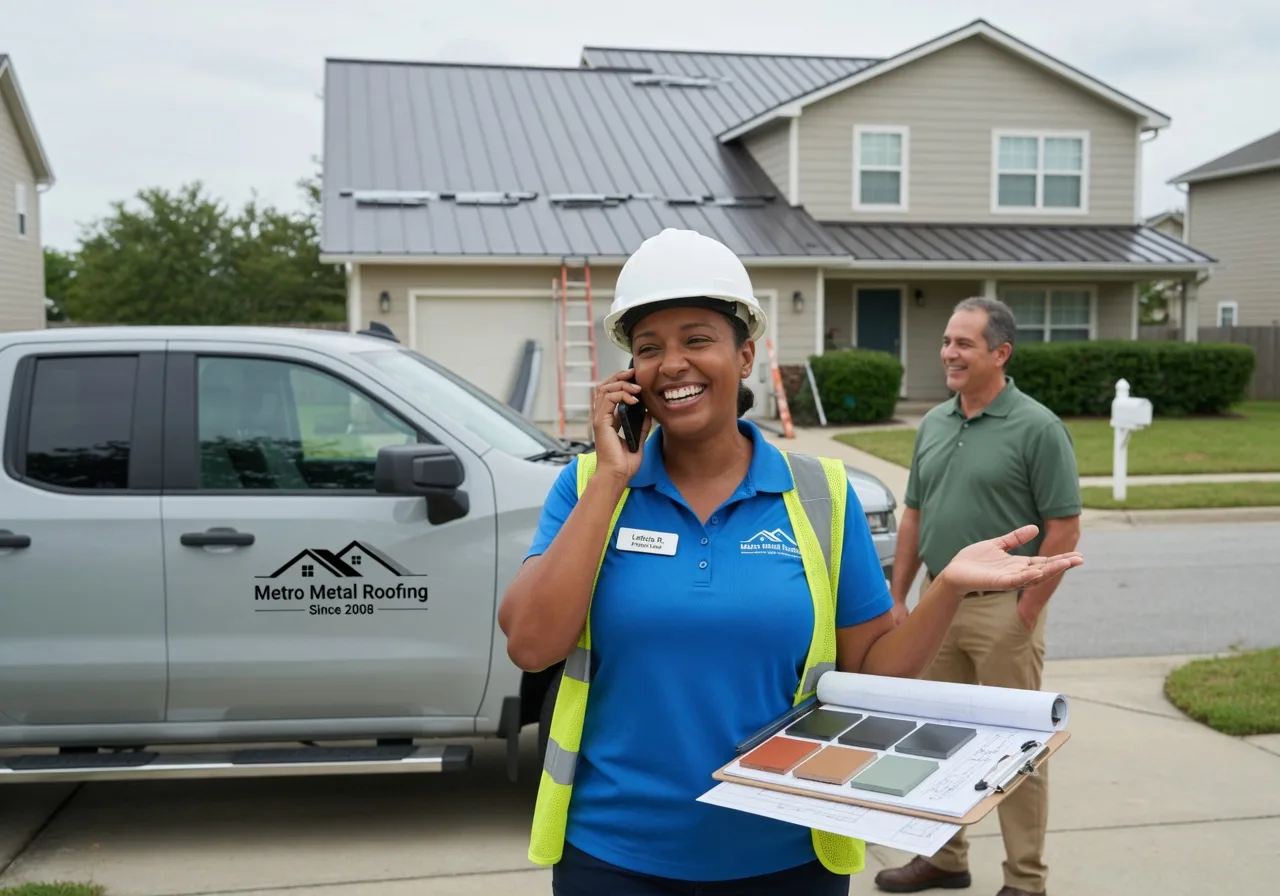 Storm Damage Metal Roof Repair in Milledgeville, IL